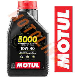 MOTUL YAĞ - 5000 [10W40] [HC-TECH] 4T - 1 LİTRE
