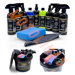 MOTOSİKLET - OTO DETAYLI BAKIM SETİ 12 PARÇA - MUHTELİF