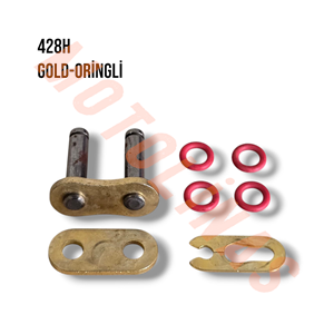 ZİNCİR KİLİDİ [ 428H KALIN ORİNGLİ / GOLD ] - MUHTELİF
