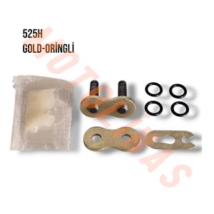 ZİNCİR KİLİDİ [ 525H KALIN ORİNGLİ / GOLD ] - MUHTELİF