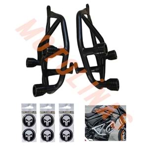 KORUMA DEMİRİ [IRON KİT] [SİYAH] STİCER DAHİL - CFMOTOR NK250