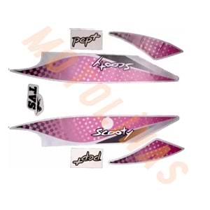 STİCKER SETİ [İTHAL] PEMBE - TVS PEP