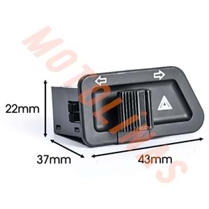 SİNYAL VE DÖRTLÜ DÜĞMESİ - SCOOTER