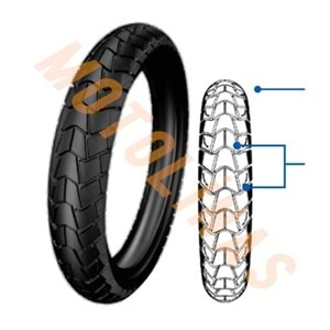 80/90-14 TUBELESS [ DESEN : PRO03 ] - SWALLOW