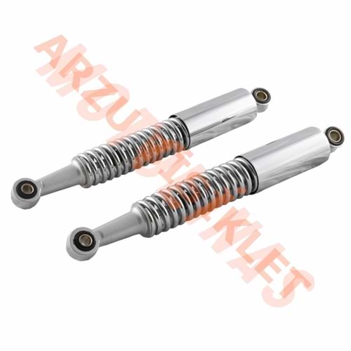 ARKA AMORTİSÖR YARIM KAPALI KROM 38 CM CUB [TAKIM]
