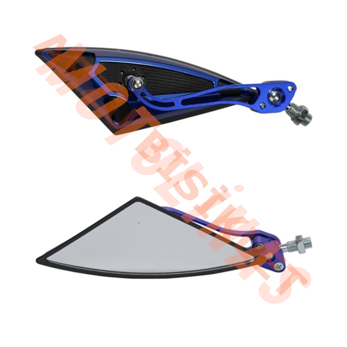 MODİFİYE AYNA 10mm ADAPTÖR 8mm MAVİ