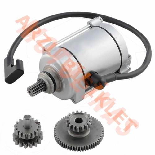 MARŞ MOTORU [DİŞLİLERİ İLE BİRLİKTE] 200cc CG