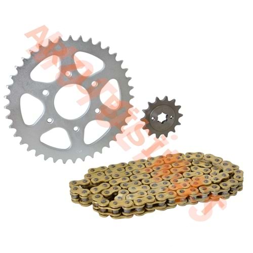 O RİNGLİ ZİNCİR DİŞLİ SET [GOLD] [14T/40T] [520H x 108L] BAJAJ PULSAR NS 200 - SFR
