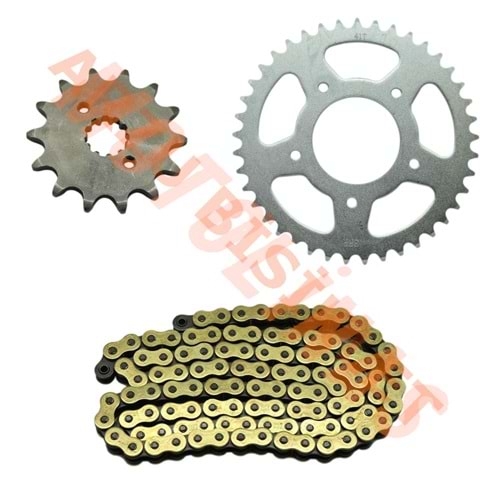 ÖN - ARKA DİŞLİ SET [14T / 41T] [520-O] 106 BAKLA - CF MOTO NK 250 - SR 250