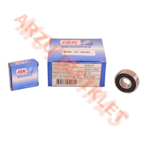 RULMAN [PLASTİK KAPAKLI] 6201