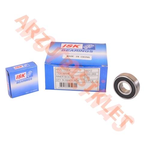 RULMAN [PLASTİK KAPAKLI] 6203