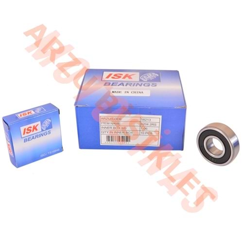 RULMAN [PLASTİK KAPAKLI] 6204