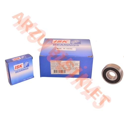 RULMAN [PLASTİK KAPAKLI] 6303