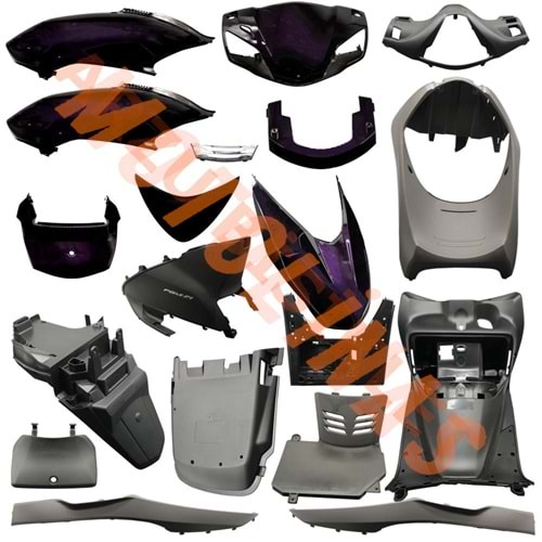 KAPORTA Y. SET [MOR] HONDA ALPHA