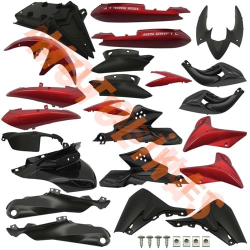 KAPORTA Y. SET [KIRMIZI] MONDIAL DRIFT L