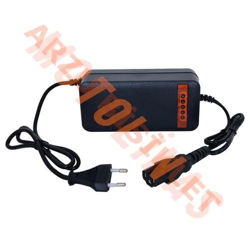 60 V [20-24AH] ŞARJ CİHAZI EBIKE [DEVRE KESİCİLİ - GÖSTERGELİ] -KUTUSUZ