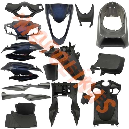 KAPORTA Y. SET [MAVİ] [YENİ MODEL] HONDA ACTIVA S
