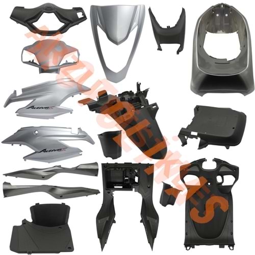 KAPORTA Y. SET ESKİ MODEL [GRİ] HONDA ACTIVA S
