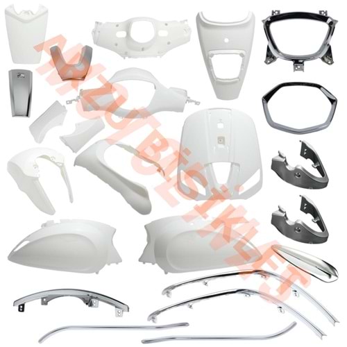 KAPORTA Y.SET [BOYALI AKSAM] [BEYAZ] WING 50