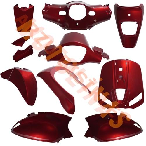 KAPORTA SET [BOYALI AKSAM] [KIRMIZI] WING 50