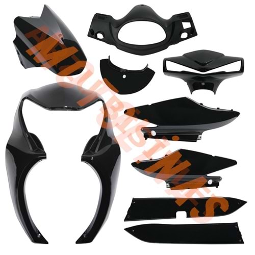 KAPORTA SET [BOYALI AKSAM] [SİYAH ] SPACE MAX