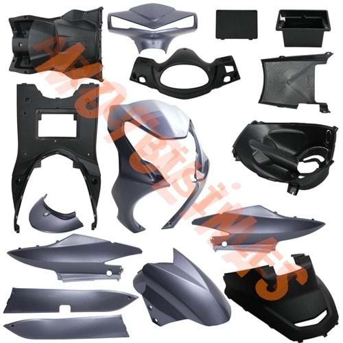 KAPORTA SET [KOMPLE] [GRİ] SPACE MAX
