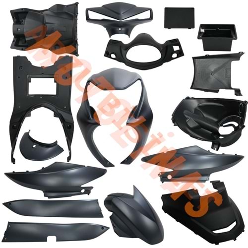 KAPORTA SET KOMPLE [KRİSTAL SİYAH ] SPACE PRO MAX