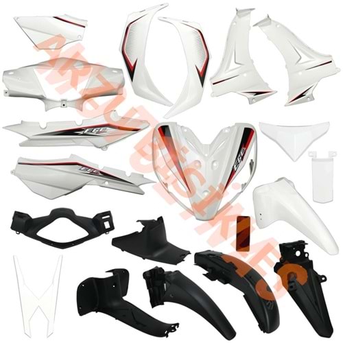 KAPORTA SET KOMPLE [BEYAZ] KUBA EGE