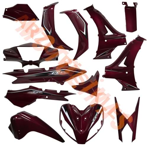 KAPORTA SET [KIRMIZI] [BOYALI AKSAM] KUBA EGE