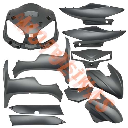 KAPORTA SET [BOYALI AKSAM] [GRİ] - ARORA FREEDOM