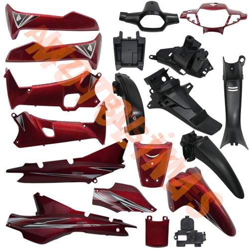 KAPORTA SET [KIRMIZI] - ARORA KASIRGA