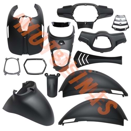 KAPORTA SET [SİYAH] - KUBA BLUEBIRD