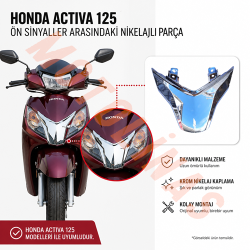 SİNYAL ARA DEKOR KAPAK 64302-K0L-D00 - HONDA ACTIVA 125 DELUXE