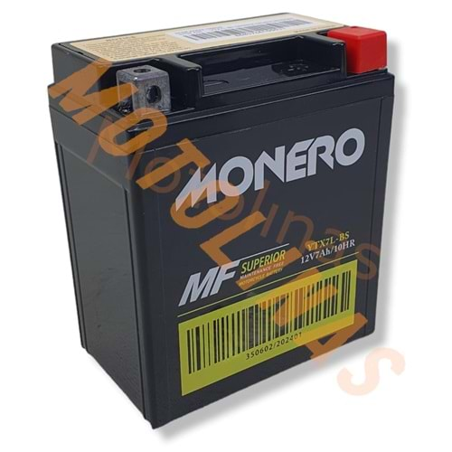 12 VOLT 7AH YTX7L- BS - HONDA GRUBU [113*70*132] MONERO AKÜ