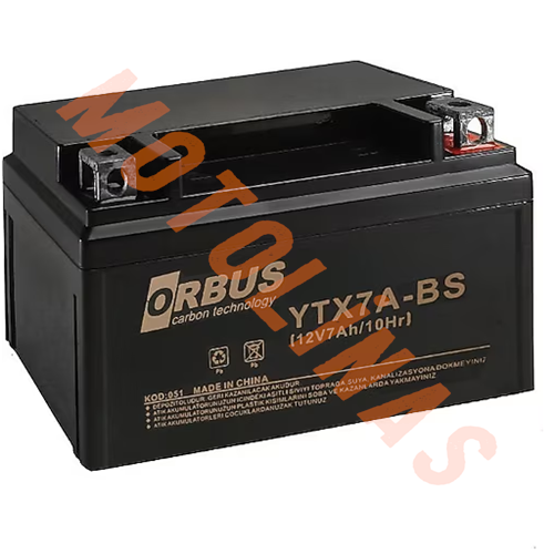 YTX7A-BS KARBON AKÜ - [SCOOTER YATIK ] [150*87*94] - ORBUS