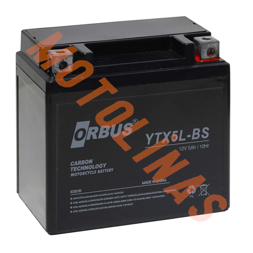 YTX5L - BS KARBON AKÜ - [DIO - BWS - HONDA TITAN ] [113*68*105] - ORBUS