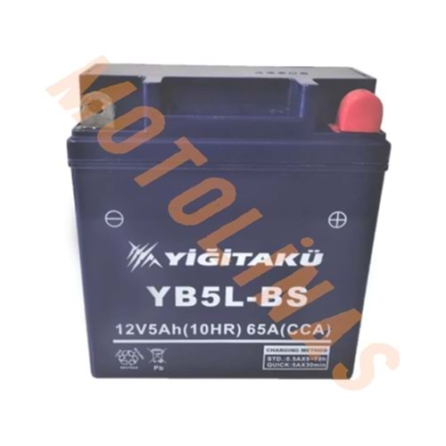 12 VOLT 5 AMPER YİĞİT AKÜ - BWS - KİNETİC