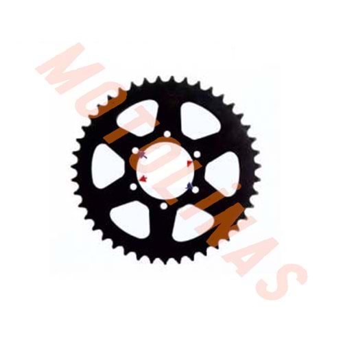 ARKA DİŞLİ CROSS KUBA BLACK CAT 428-45T İÇ 106 mm 6 DELİKLİ