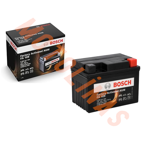 BOSCH MOTOSİKLET BAKIMSIZ AKÜ [FA109] TX4L 12V 4 Ah 2 YIL GARANTİLİ
