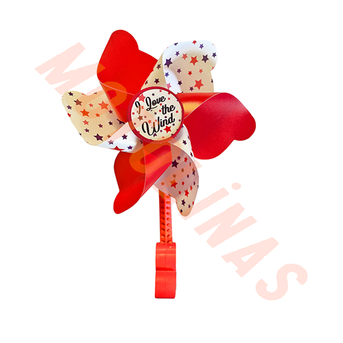 RÜZGAR GÜLÜ KIRMIZI - BİSİKLET AKSESUAR