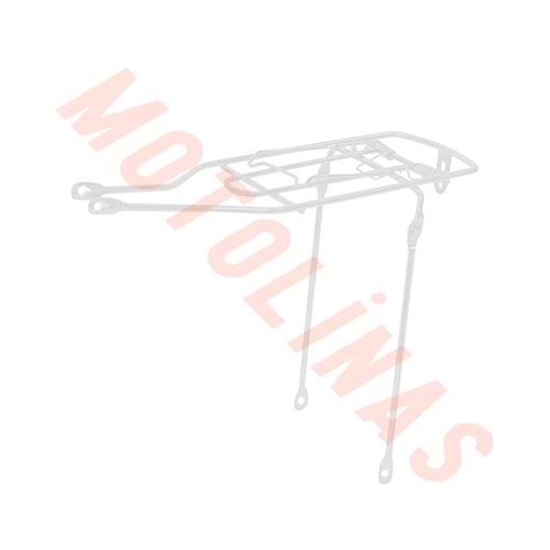 ARKA BAGAJ DEMİR BEYAZ 20 JANT - BİSİKLET