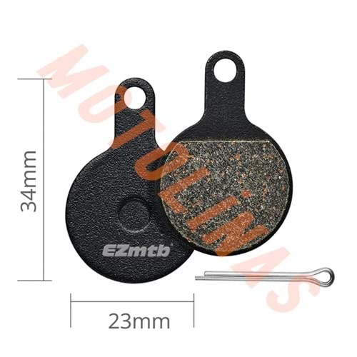 DİSK FREN BALATA TAKIM BP1023 YARI METAL - BİSİKLET