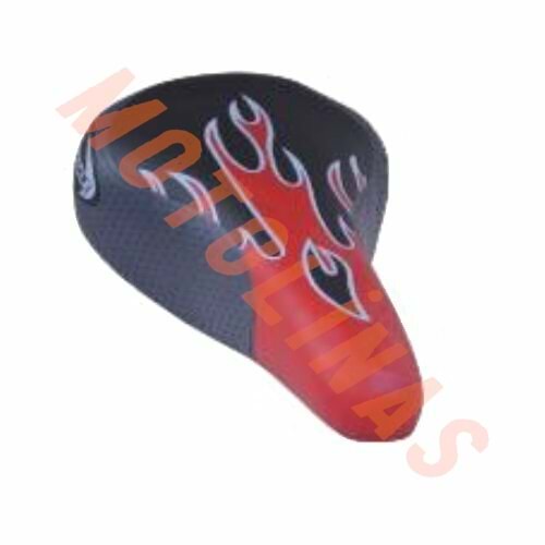 SELE BMX 16-20 JANT ALEV DESEN KIRMIZI - BİSİKLET