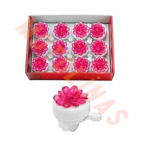 ZİL DEMİR PEMBE KRİSTAL DESEN - BİSİKLET / EBİKE