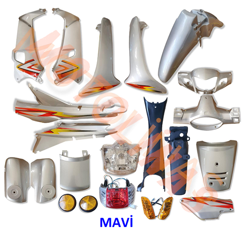 KAPORTA SETİ [MAVİ] [FAR+STOP DAHİL] - MONDİAL KH100