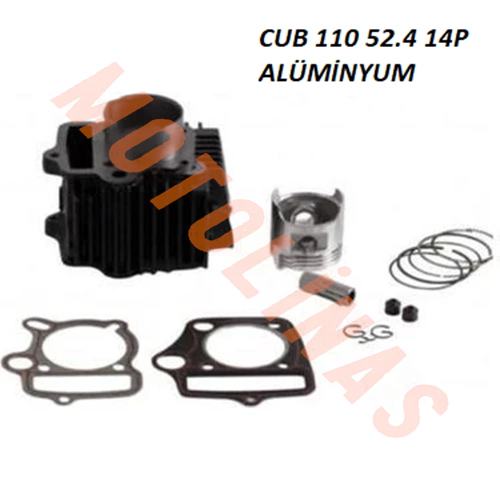 SİLİNDİR KOMPLE [52.4MM] [14 PERNO] [A KALİTE]- CUP110