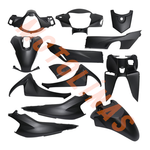 KAPORTA SET [MAT SİYAH] - HONDA DİO