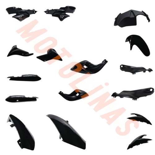 KAPORTA SET SİYAH - MONDİAL DRİFT 125 L