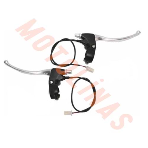 ALÜMİNYUM FREN KOLU SETİ [STMAX - EKOBİS - MUHTELİF] E-BIKE