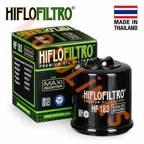 YAĞ FİLTRESİ [HİFLO] [HF183] - VESPA GTS-GTV (125-250-300) / PIAGGIO BEVERLY-MEDLEY-MP3 / APRILIA SR MAX (125-200-250-300)